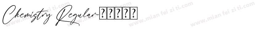 Chemistry Regular字体转换